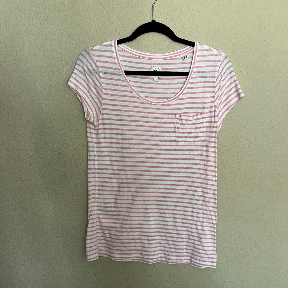 Jack Wills Striped Tee - Size US2